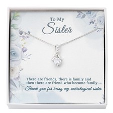 To My Sister Necklace, Brother to Sister, Birthday gift For Sister from Brother