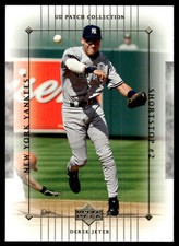2003 UD Patch Collection #77 Derek Jeter BASEBALL New York Yankees