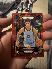 2024 Panini Prizm Draft Picks #18 Oso Ighodaro Red Ice - Phoenix Suns Marquette