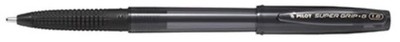 Pilot Oil-Based Ballpoint Pen Super Grip G Cap Type 1.6mm Super Thick Black Core