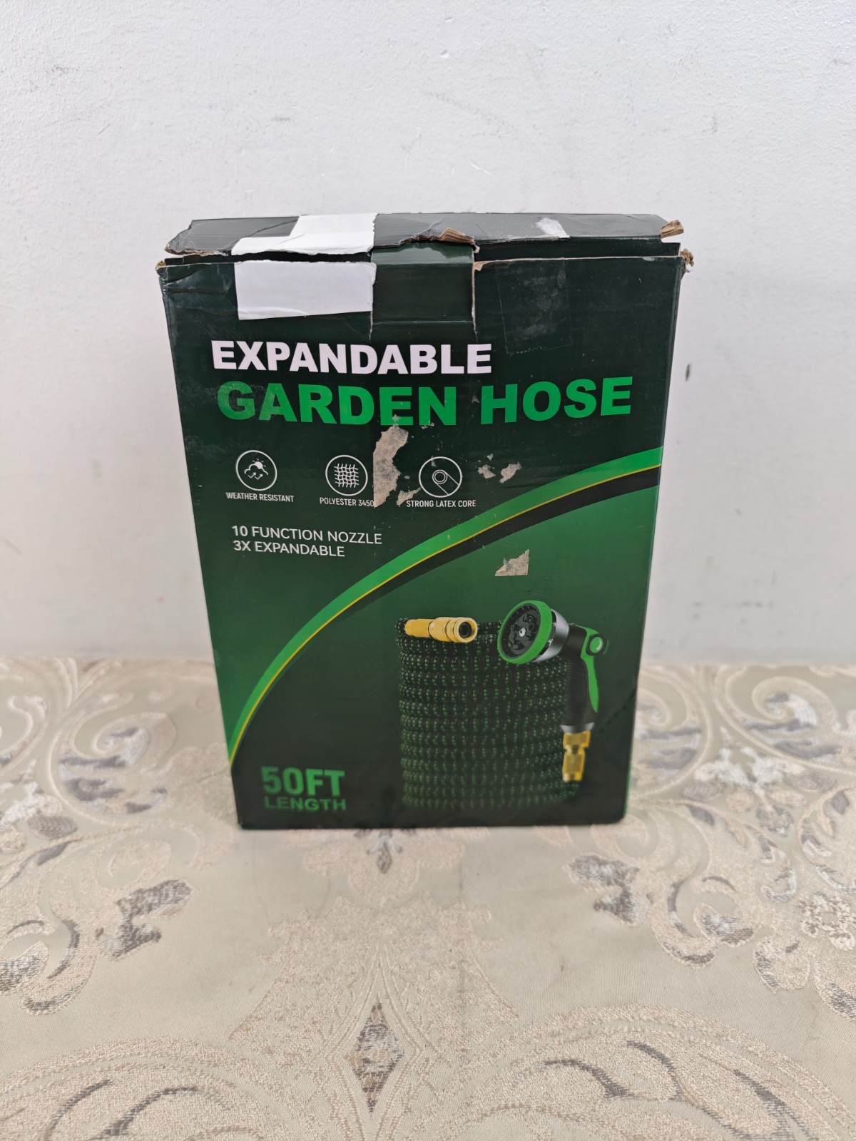 Expandable Garden Hose Pipe, Upgraded 3-Layer Latex No-Kink Flexible Water Hose,