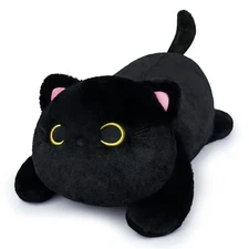 Weighted Stuffed Animals - Weighted Cat Plush,18in Weighted Cat 18in/45cm Black