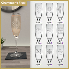 Personalised Glass Engraved Drinkware Gift Your Own Message Glassware Birthday