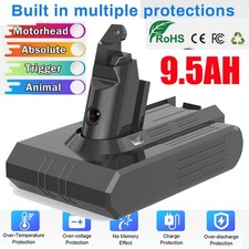 9.5AH Battery For Dyson Handheld Cleaner Battery V6 SV03 SV04 SV05 DC58 Battery