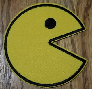 One Brand New Pacman Puckman embroidered Arcade patch Galaga Zaxxon Rally X 