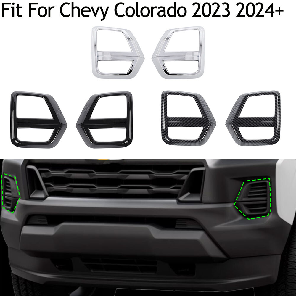 Front Bumper Engine Inlet Air Vent Trim Cover Molded for Chevy Colorado 2023 24+