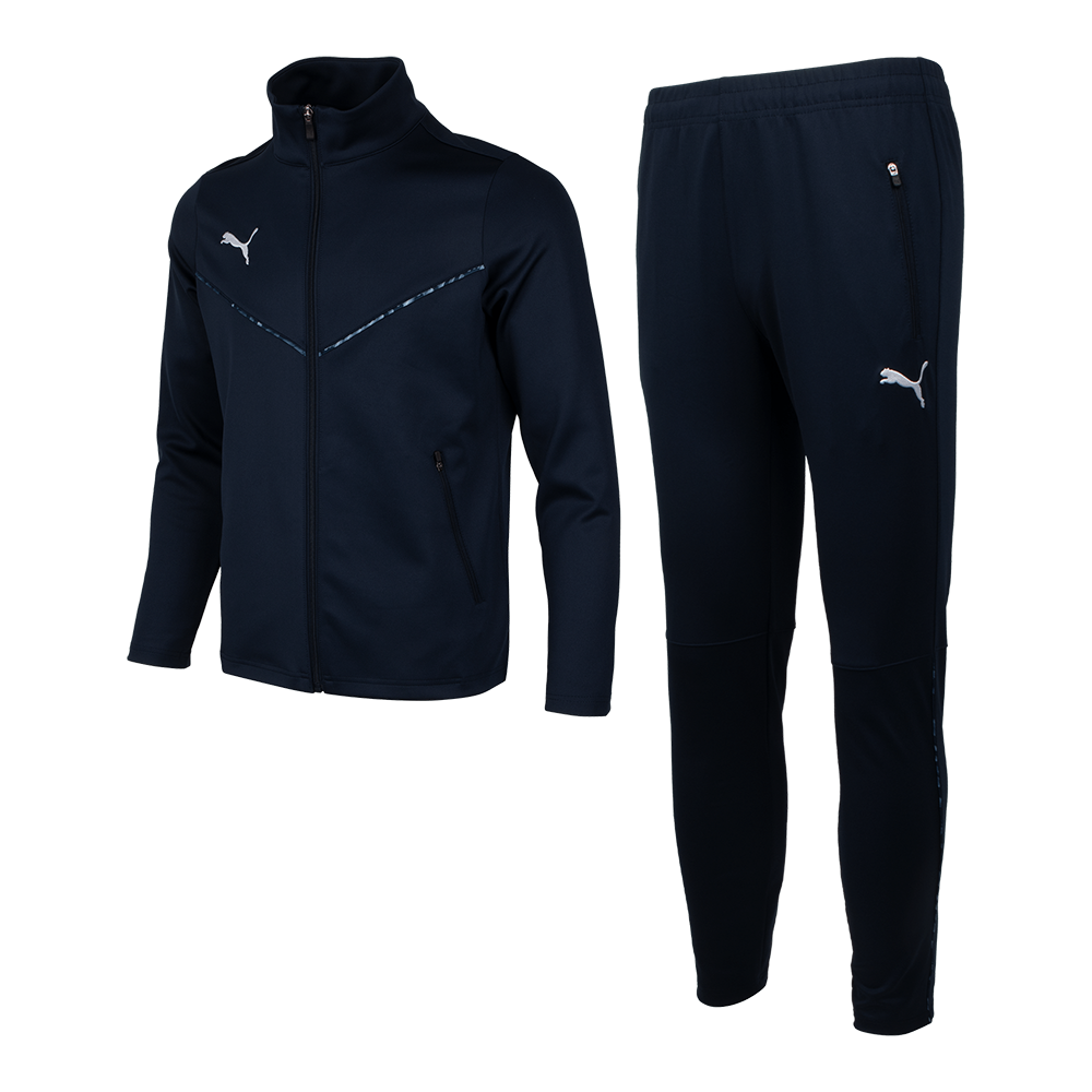 Puma Mens 93351501 Individual Rise Full Zip-up Tracksuit Navy | eBay