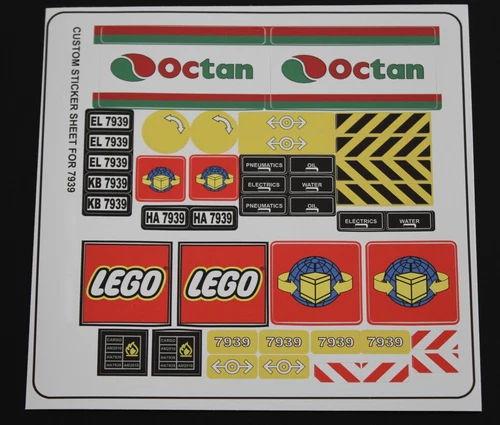 Replacement Custom Sticker 7939 Replacement Sticker Sheet