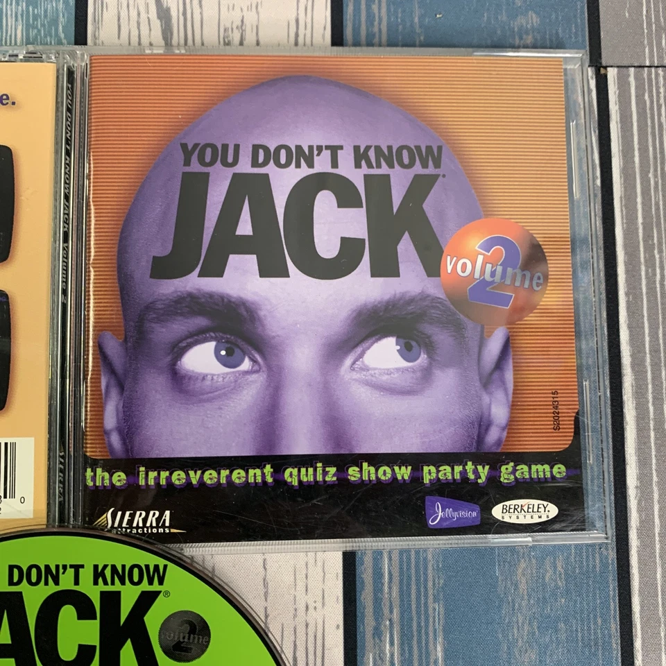 YOU DON'T KNOW JACK VOLUME 2 PC CD-ROM VIDEO GAME - COMPLETE - Image 3 of 4