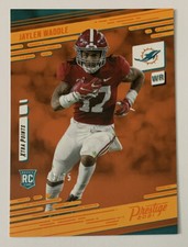 2021 Panini Prestige Jaylen Waddle Dolphins Xtra Points ORANGE 43/75 SP RC #213!