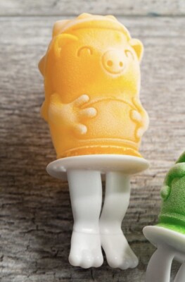 ZOKU Hedgehog Ice Pop Mold Silicone Character Popsicle Maker Williams Sonoma