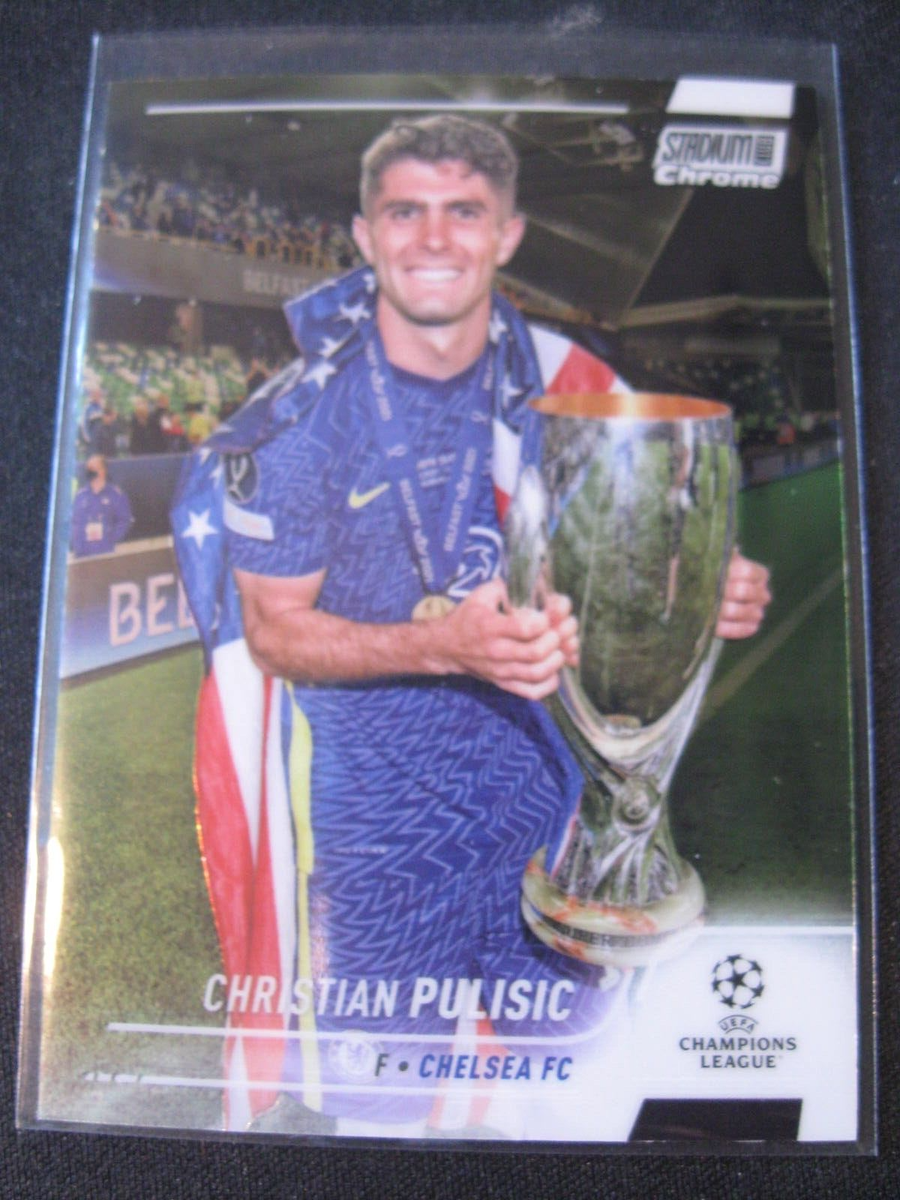 CHRISTIAN PULISIC 2021-22 Stadium Club Chrome UEFA Champs League #85  Chelsea FC