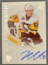 2016-17 UD SP Authentic Jake Guentzel Future Watch Auto /999 #182 - NOT Graded