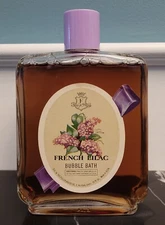 Fuller Brush Co. - FRENCH LILAC Bubble Bath - Vintage Bottle - 12 fl oz
