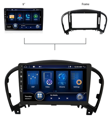 Für Nissan Juke 2010-2018 Android 14 CarPlay Autoradio Navigation GPS ★6G+128GB★ - Bild 14 von 17
