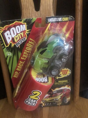 Boom City Racers 2 Car Pack Firework Rocket Launch Car Moose Toys Creators