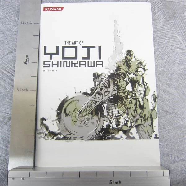 Libro Art of YOJI SHINKAWA 3 Metal Gear diseño sólido Konami 2011 folleto limitado Foto 2 de 4