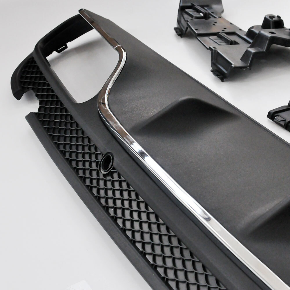 C63 Style Rear Diffuser Lip – For Mercedes W205 C300 C350 AMG-Line Sedan 2015-2021