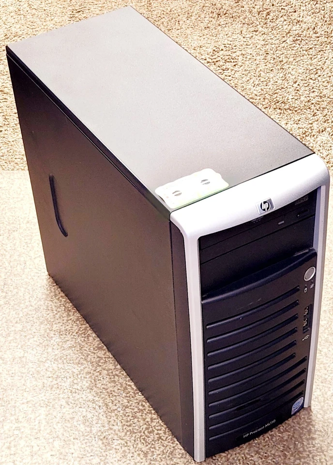 Servidor HP ProLiant ML110 G5, Intel Core 2 Duo CPU E4400 4GB RAM 150 GB HDD com certificado de autenticidade - Imagem 4 de 4