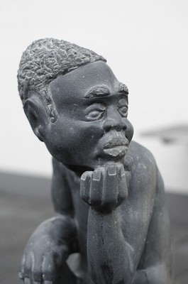Garten Stein Skulptur Der Denker Aus Naturstein Kunstler Stanford Bhemiwa Ebay