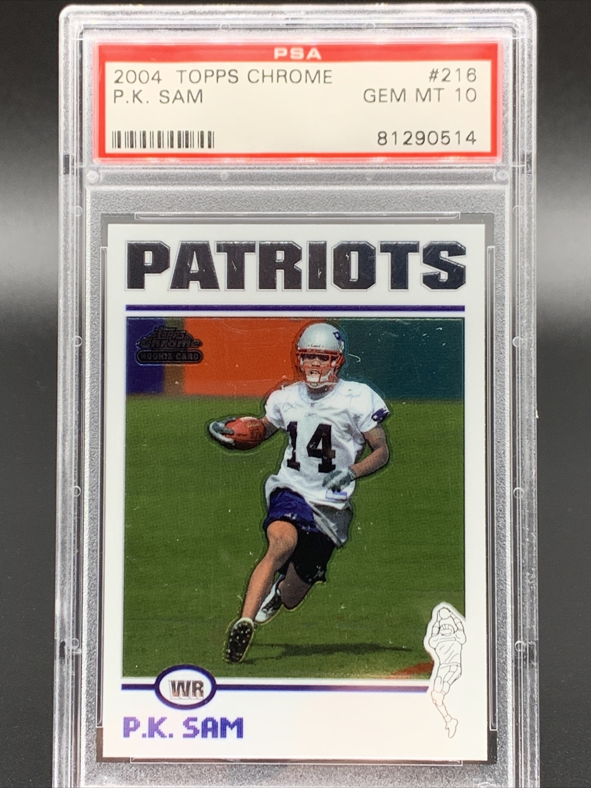 PK Sam Topps Chrome #216 Base