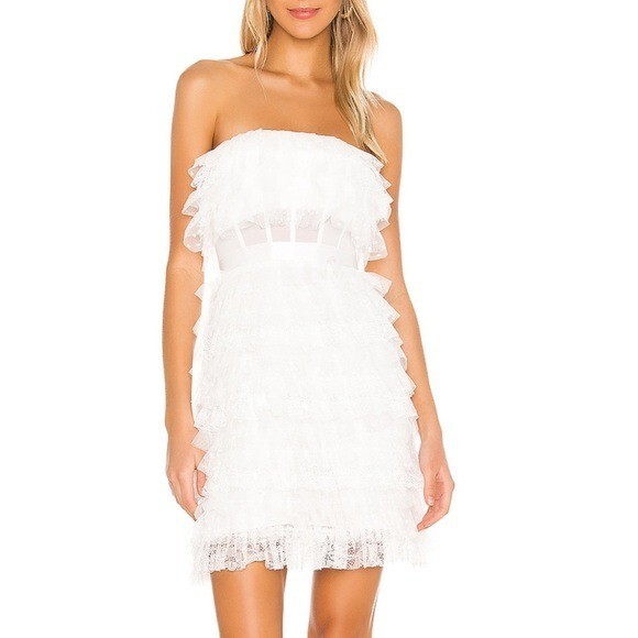 ★BOHEMSEO★ RUFFLE MINI DRESS Bohemian Strappy White Mini Dress Just $29 | LOVESTITCH