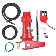 15GPM 12V Fuel Transfer Pump DC Gasoline w/ AutoNozzle Kit for Diesel Kerosene
