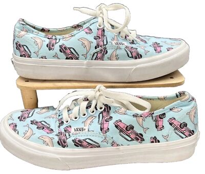 Dolphin Vans Cheap Womens Vans Shoes Vans Authentic Dolphin Print
