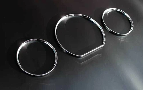 Für Mercedes Benz W208 E W210 Chrom Instrumente Tacho Ringe Tachochromringe