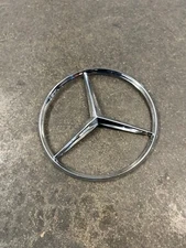 Aftermarket Mercedes Emblem, (10x10 58)  APPROXIMATELY 5 3/4 ACROSS PLASTIC