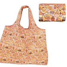 Gudetama Polyester Large Foldable Tote Shopping bag Waterproof