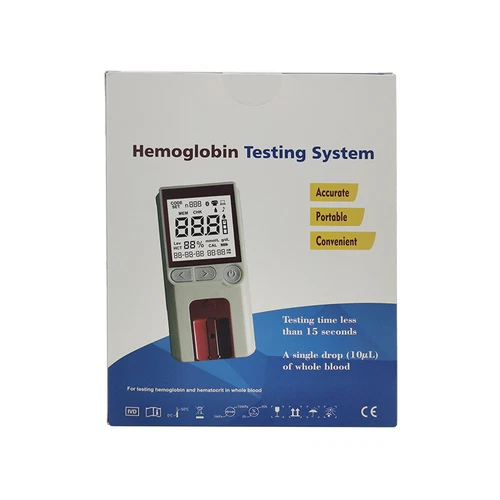Kit de medidor de prueba de hemoglobina Merter de hemoglobina analizador de monitor de anemia 25 tiras - Imagen 4 de 7