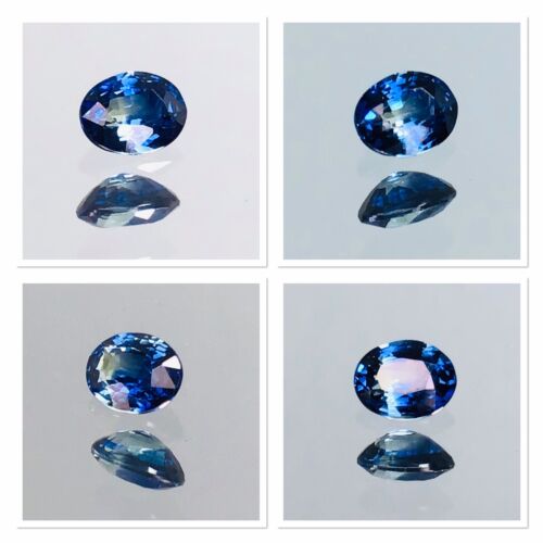 Australian Parti Sapphire Untreated and exquisite colours Half CRT loupe Clean - Picture 1 of 10