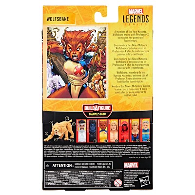 Marvel Legends Wolfsbane Zabu Build A Figure
