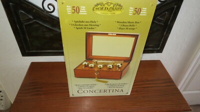Mr Christmas Gold Label Concertina Wooden Music Box. | eBay