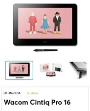 Wacom Cintiq Pro 16 w/ stand