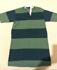 URBAN OUTFITTERS Women Over sized BDG STRIPED Polo T SHIRT DRESS Sz XS 