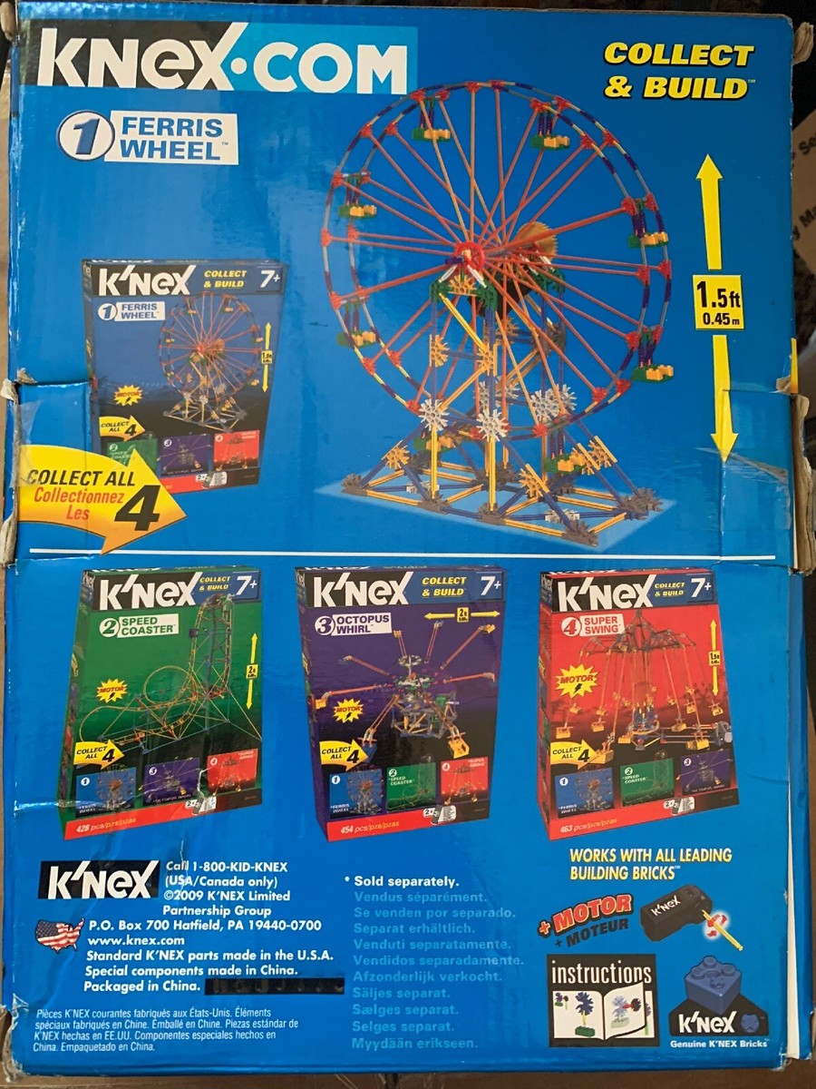 K'nex Ferris Wheel 478 pieces #12078 | eBay