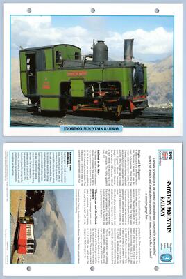 Snowdon Mountain Railway (1) - Golden Age - British - Legendary Trains Maxi Card