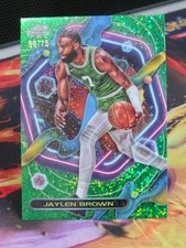 2023-24 Topps Cosmic Chrome NBA Jaylen Brown Green Space Dust /75 Celtics #7