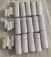 Security Door Window Alarm, Lot Of 15 Sensors And 15 Connectors