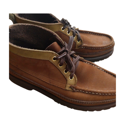Russell Moccasin 4-Eye Sporting Clays Chukka 8E Nubuck Vibram USA