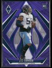 2024 Panini Phoenix - Rookies J.C. Latham #184 Purple (RC)