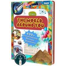 Interactive Sound Book for Kids Children,English Words Talking Book Activity ...