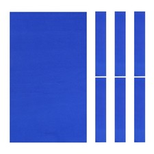 7ft Billiard Cloth Pool Table Felt Kit with 6 Cloth Strips Thickened, Blue