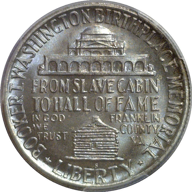 1951-S 50C  Booker T. Washington Silver Commemorative  PCGS  MS-67 - Image 3 of 3