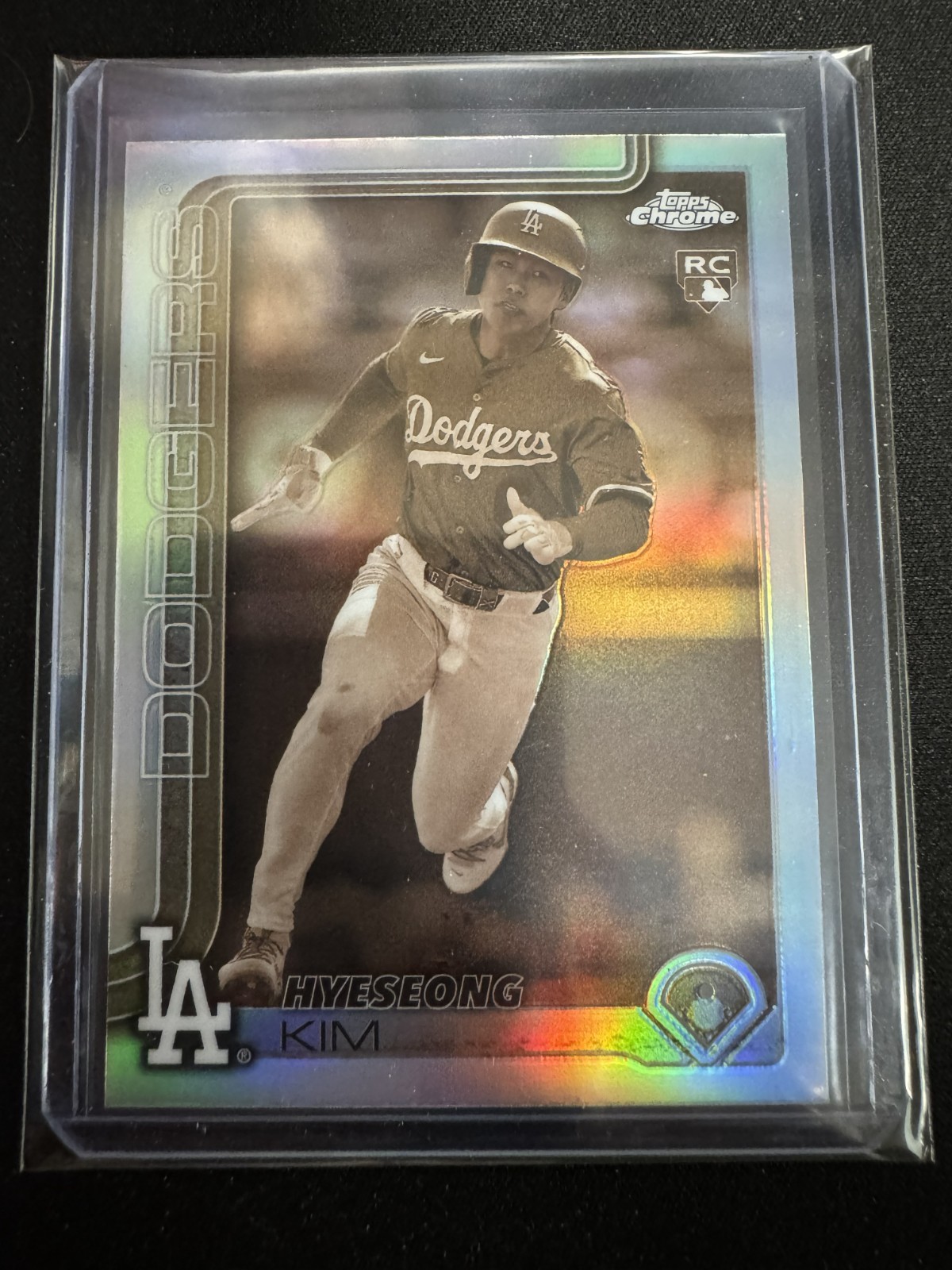 2025 Topps Chrome - Hyeseong Kim #152 Sepia Refractor (RC)
