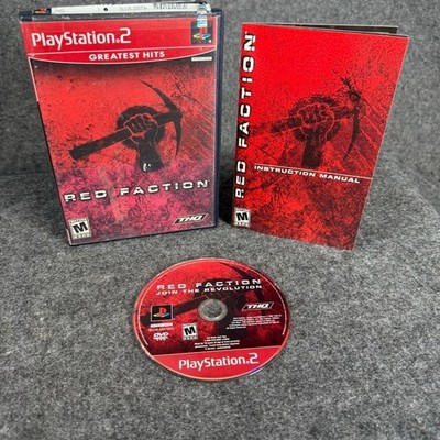 Red Faction PlayStation 2 PS2 Greatest Hits THQ Volition SLUS-20073GH Complete