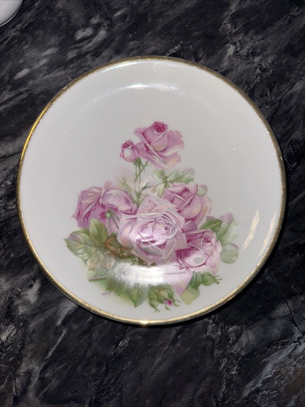 CT Altwasser 8.75" Silesia Hand Painted Gold Plate 1870-1910