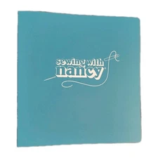 NANCY ZIEMAN Sewing with Nancy 16 Booklets in Binder 1990s Transcripts